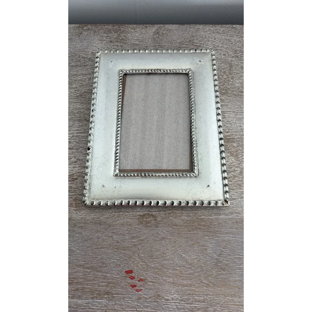 Set Of 2 Malden Silver Tone Picture Frames For 5x7 Photos Contemporary Classic